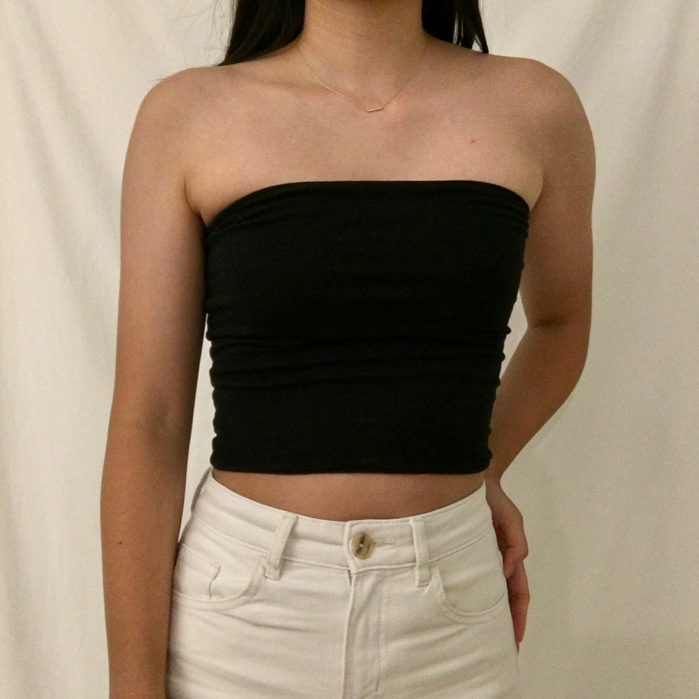Brandy Melville Jenny Black Tube Top